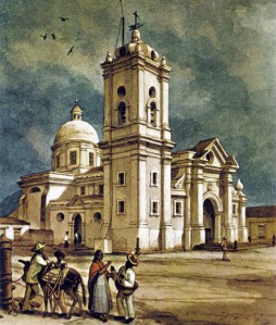 Catedral_de_Santa_Marta-1844-Acuarela_de_Edward_Walhouse_Mark